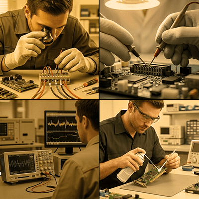 Профілактика живлення, перевірка напруги, контактів і електронних модулів
